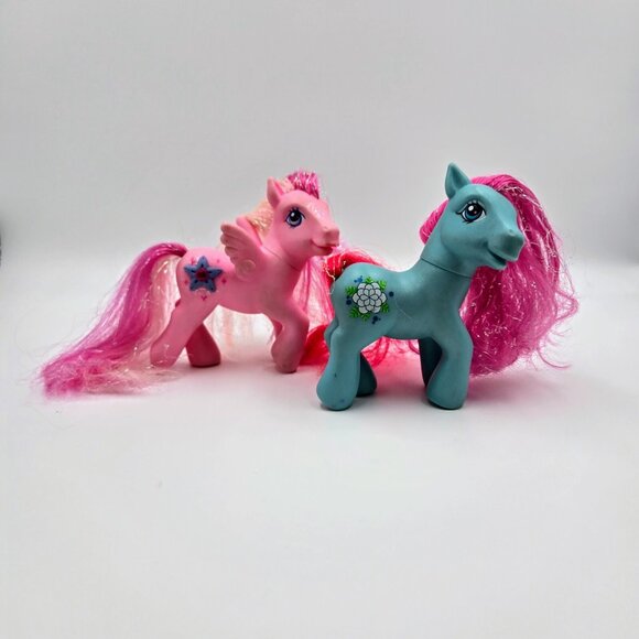 My Little Pony Hidden Treasure And Gardenia Glow MLP Vintage 2004 2006 Read - Picture 2 of 14